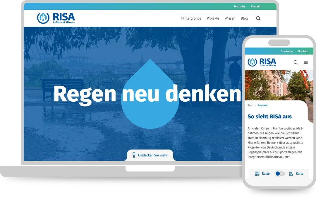 RISA Projekt-Mockup